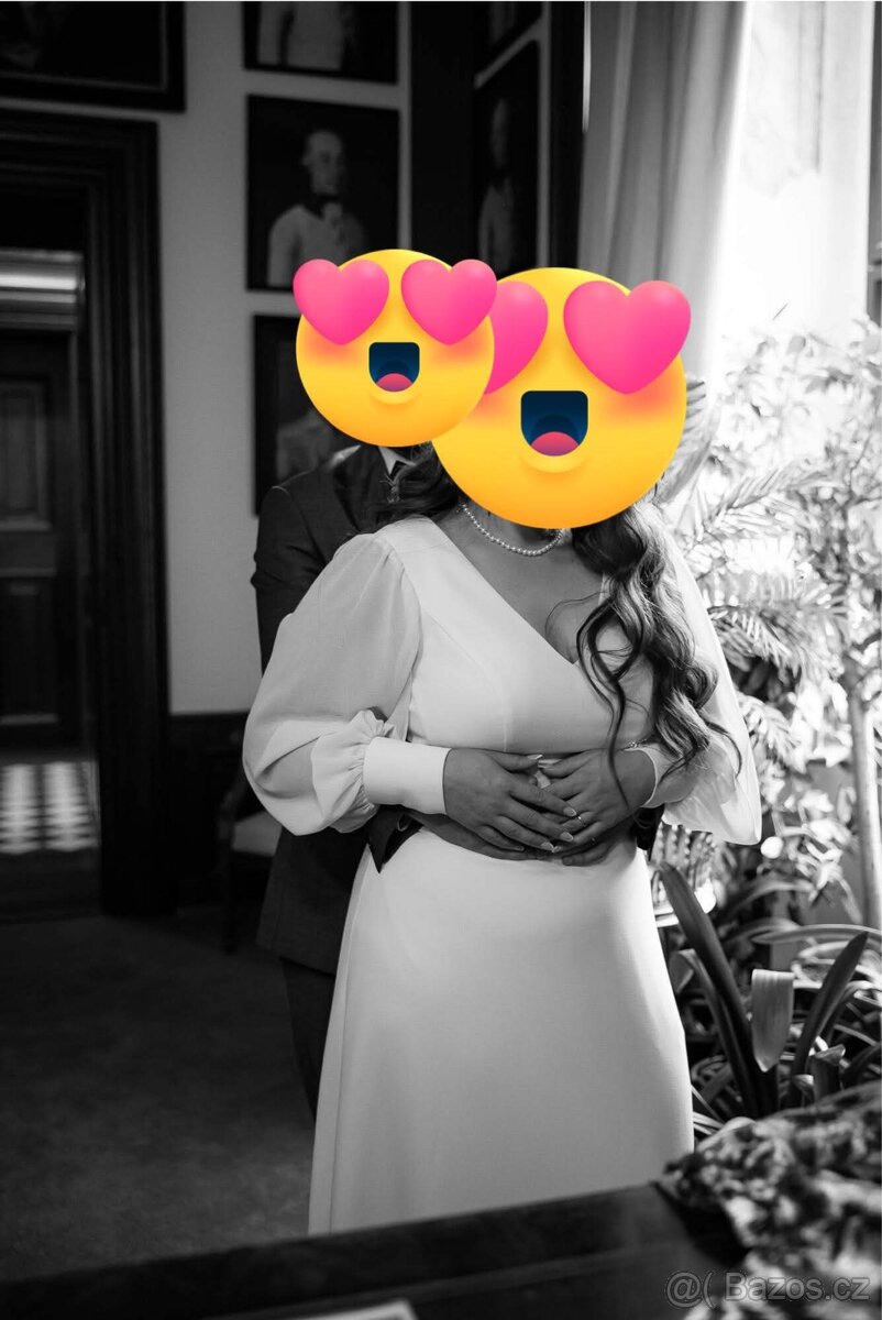 Prodám krásné svatební šaty. - 5