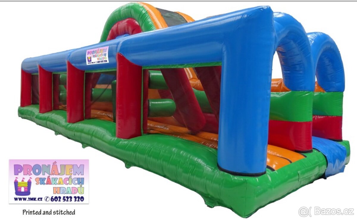Pronájem skákacího hradu Peppa Pig, překážková dráha - 5