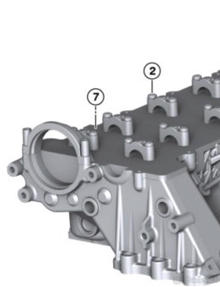 Náhradní šrouby do hlavy motoru M57 - 5