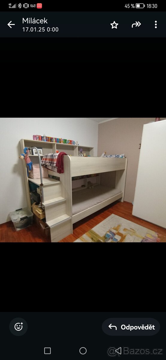 Dvoupatrová postel - 5