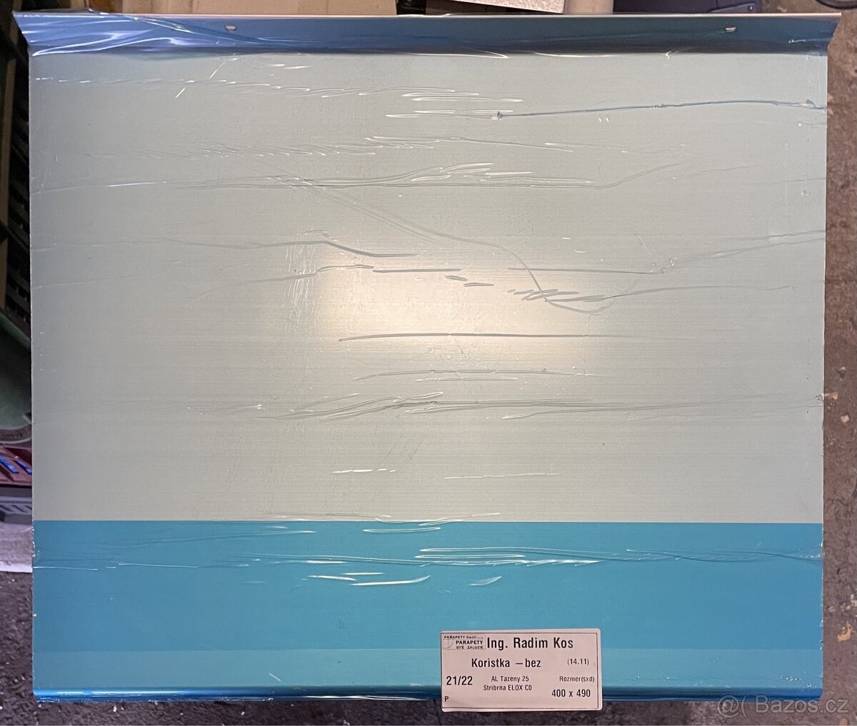 Parapety tažený hliník ELOX - stříbrná - 5