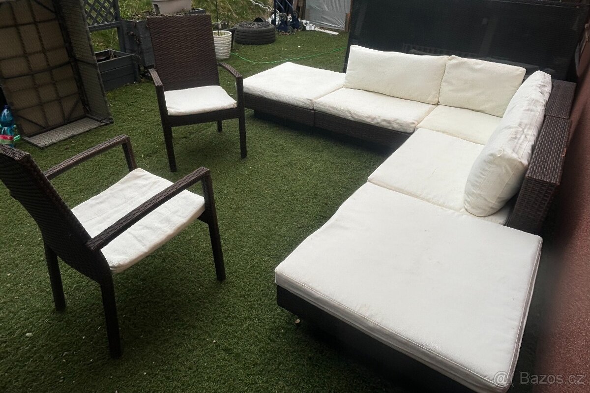 Ratanový zahradní set - 5