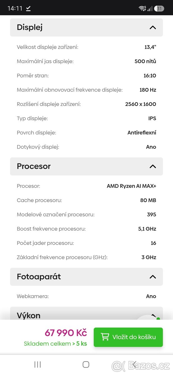 Asus Rog Flow z13 + můj doplatek - 5