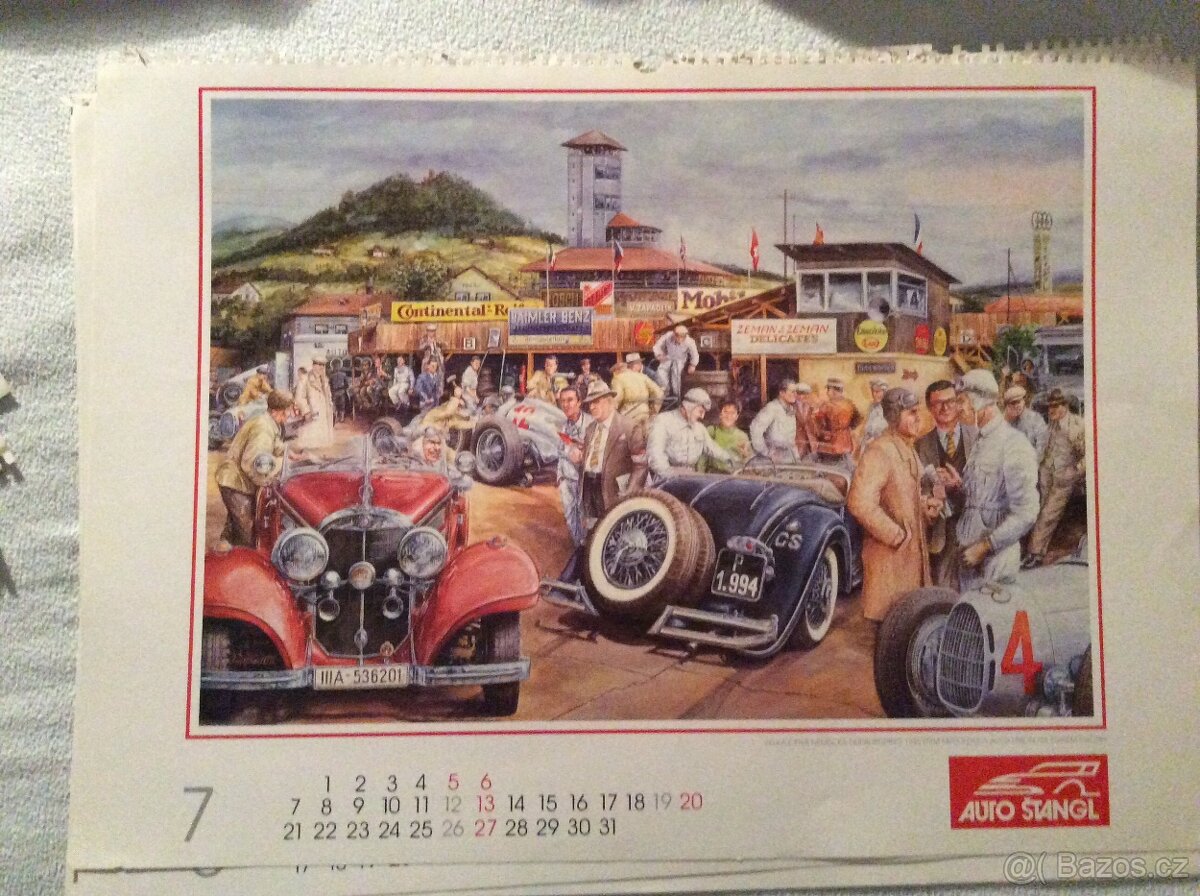 Nástěnný kalendář od Zapadlíka rok 1997 - 5