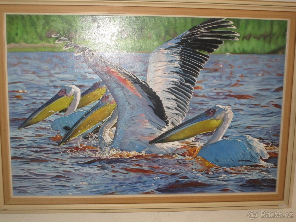 Realistické obrazy-ruční malba-olejomalba - 5