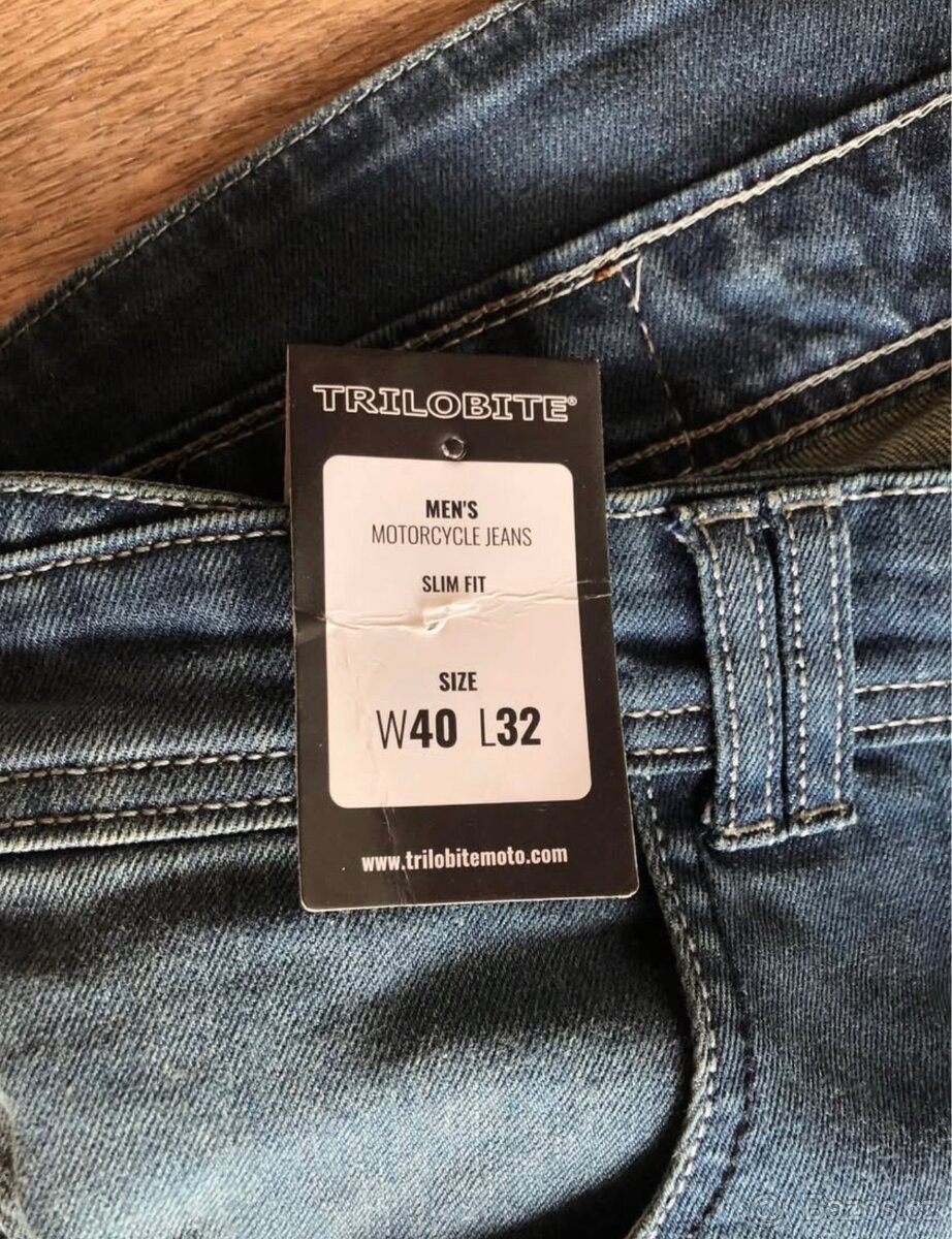 Moto džíny Trilobite W40 L32 . Jen vyzkoušené ‼️ - 5