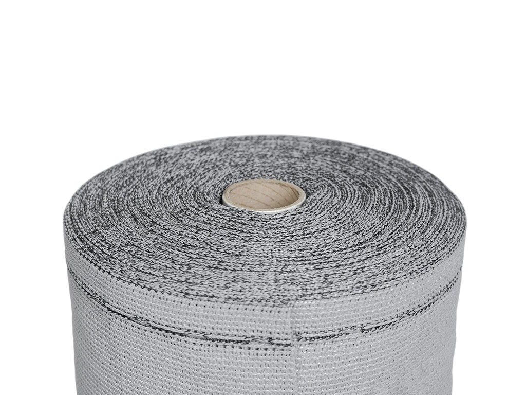 Stínící síť Kataro - tkanina na plot světle šedá - 5