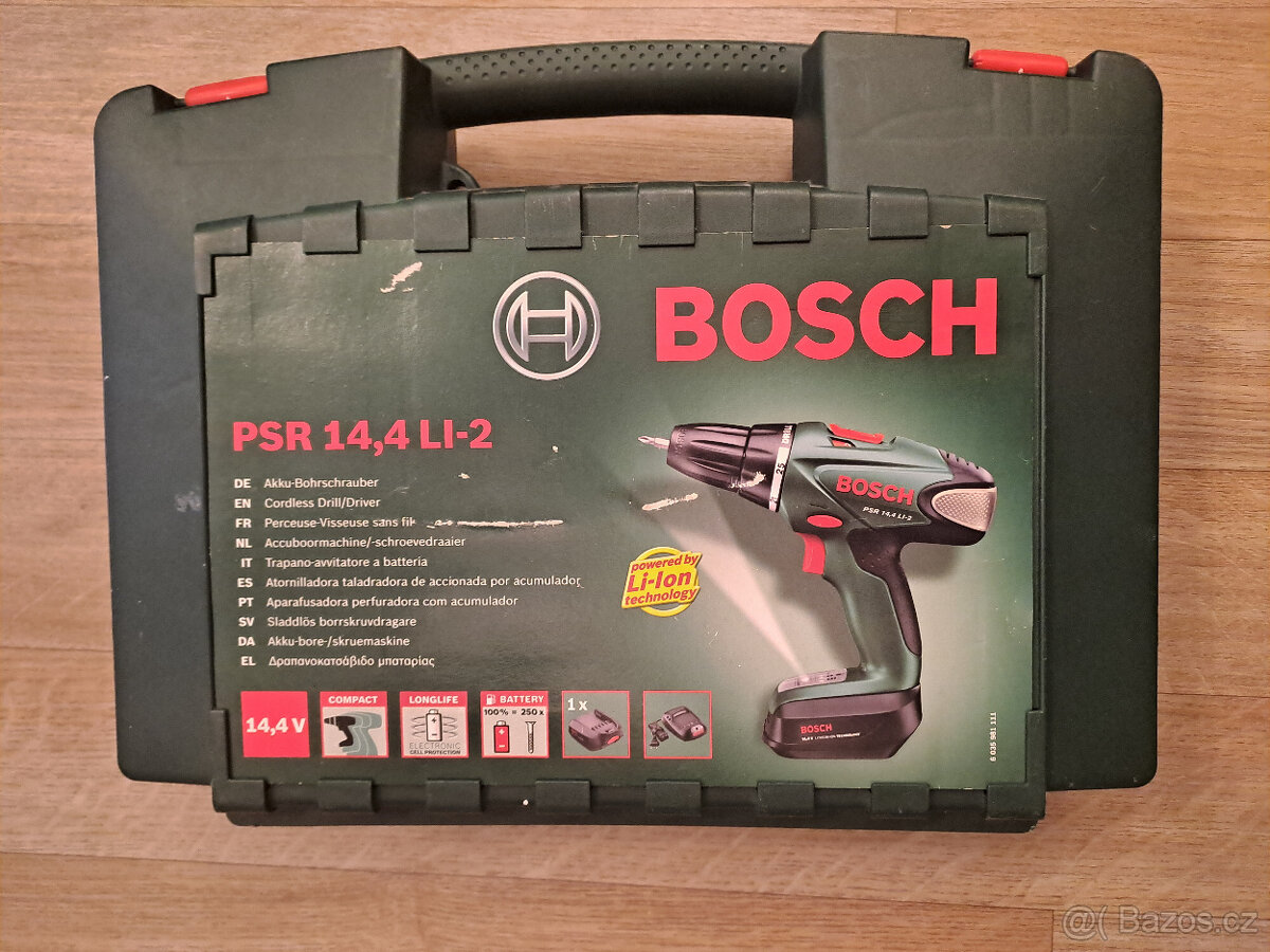 Aku vrtačka BOSCH PSR14,4LI-2 , 2x akumulátor - 5