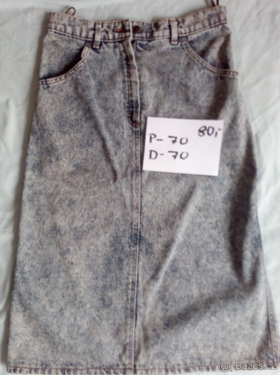 JEANS SUKNĚ - 5