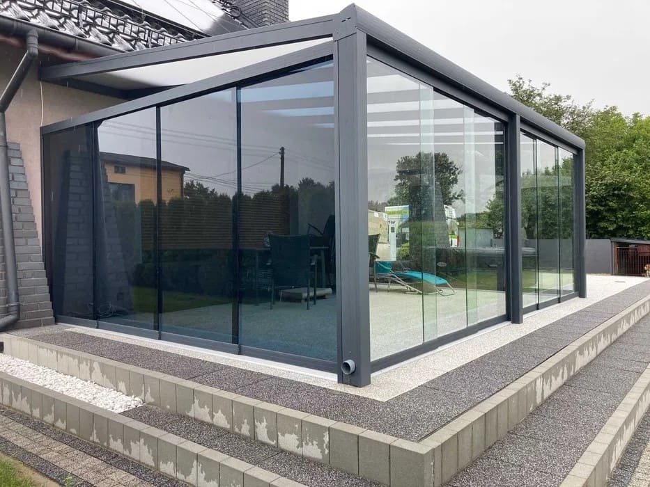 Posuvné zasklení pergoly, terasy. balkonu. - 5