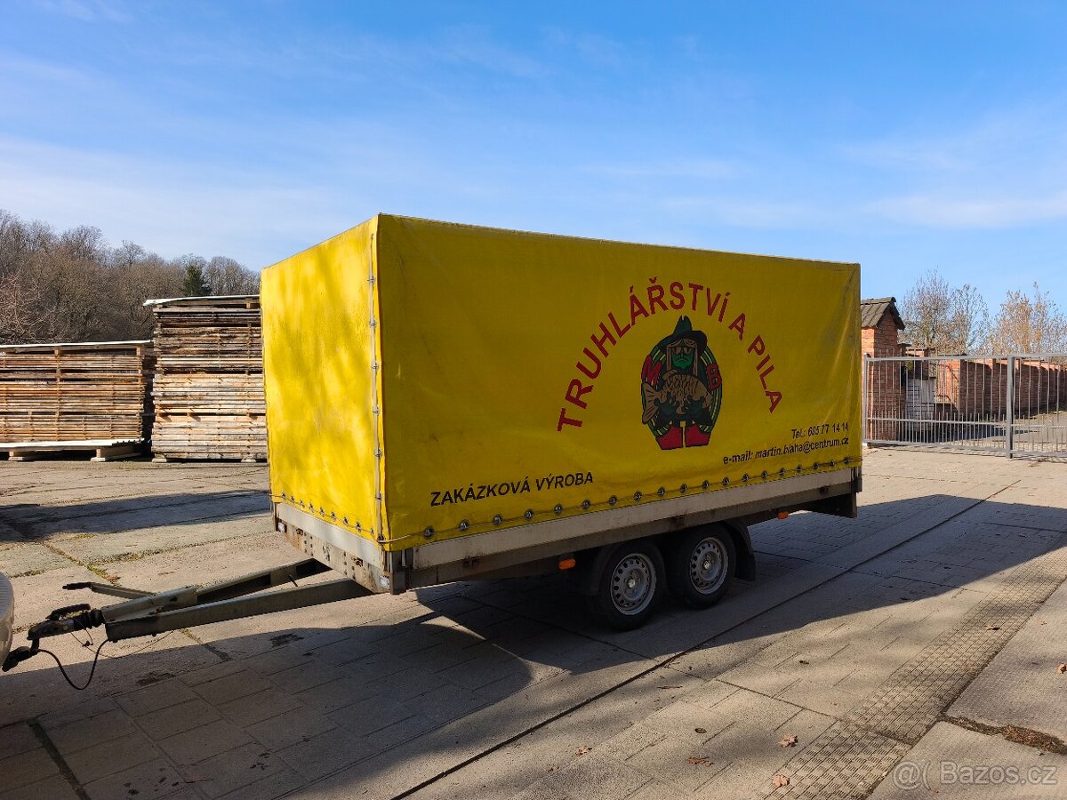 Přívěsný vozík dvouosý - 5