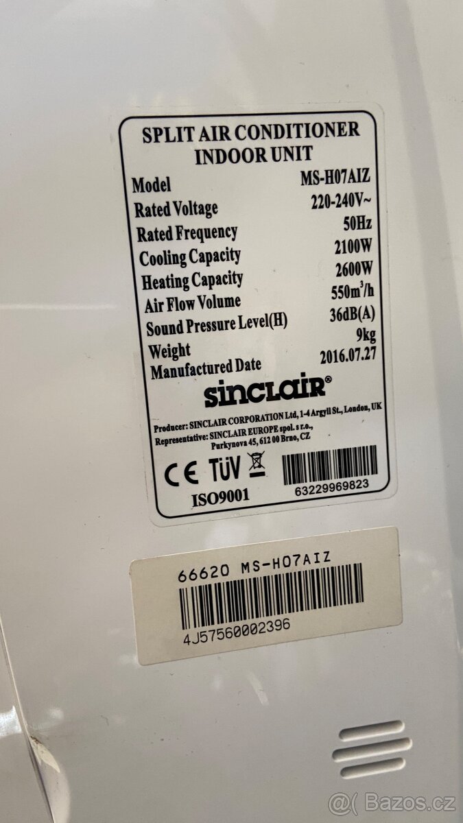 Klimatizace Sinclair - 5