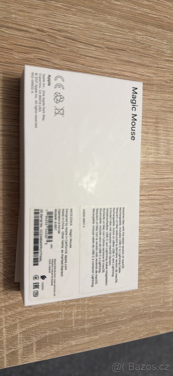 Apple Magic Mouse– bílá Multi‑Touch povrch. USB-C - 5