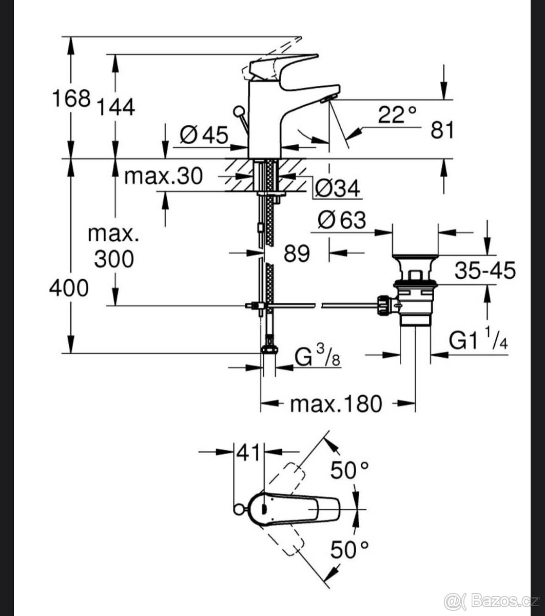 Nová páková baterie Grohe Start Flow - 5