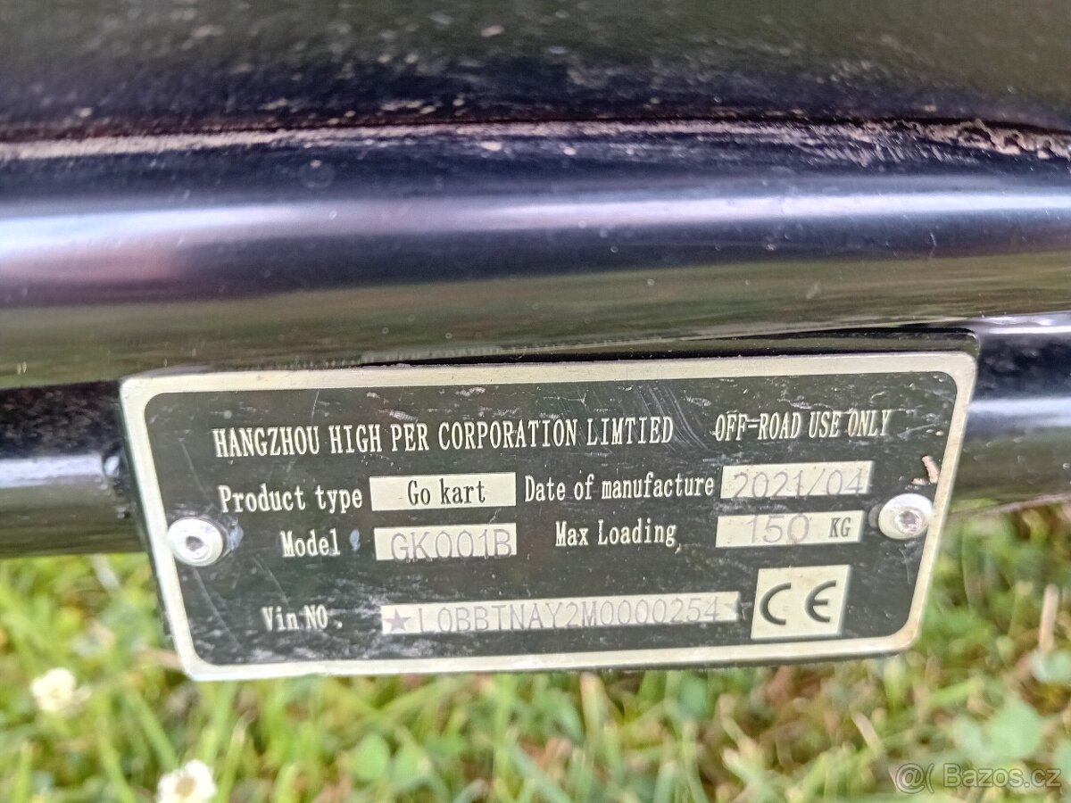 dětská buggy Mini Rocket Shark 156ccm