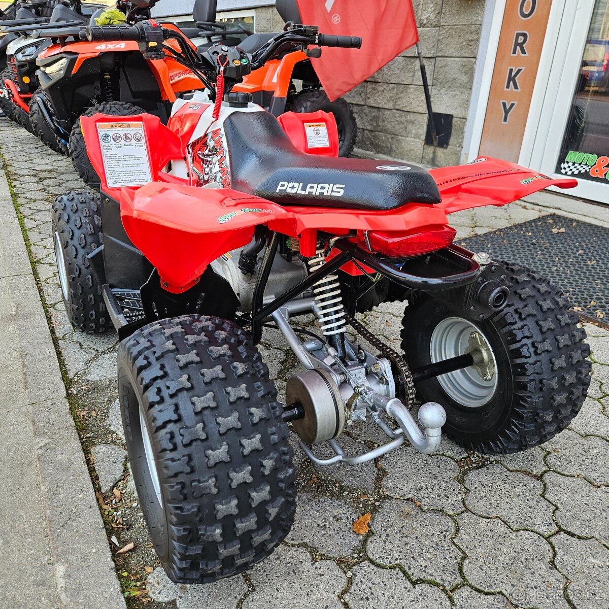 Polaris Outlaw 90, ČR, nové brzdové obložení, 6kw - 5