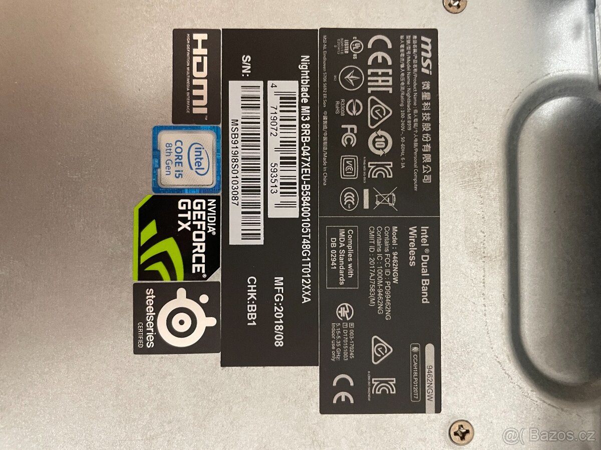 Herní počítač MSI H310 Nightblade MI3 8 - 5