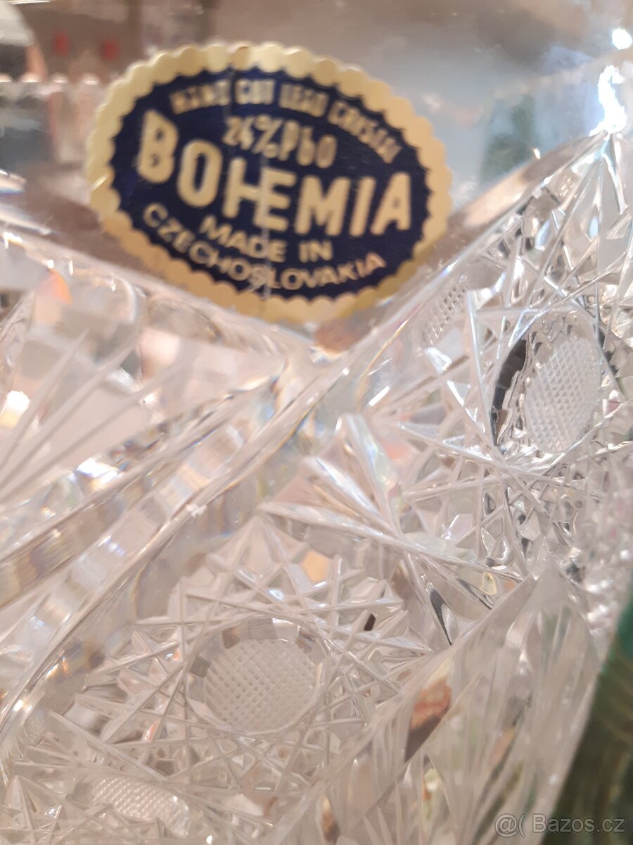 Broušená váza Bohemia - 5