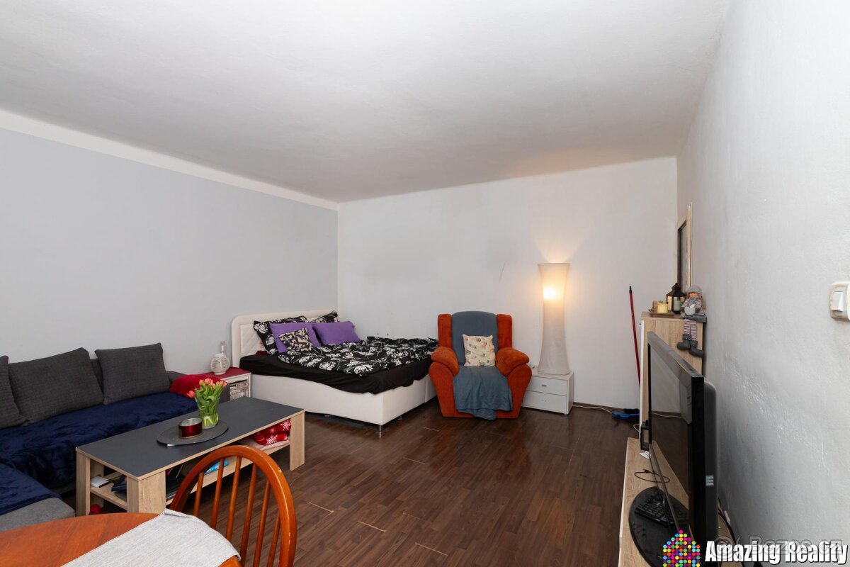 Prodej zděného bytu s plechovou garáží, v obci Mileč - 5