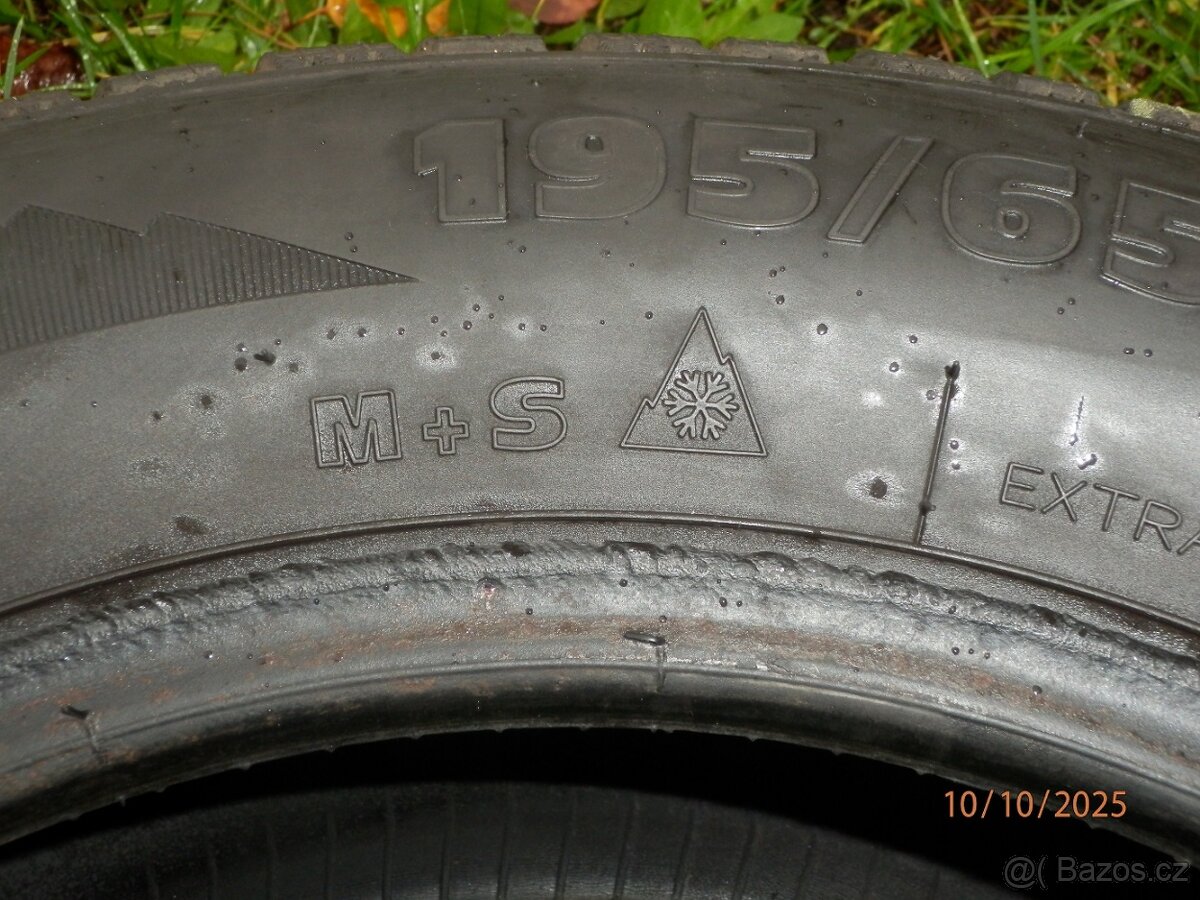 2xZimní gumy WINTER 195/65 R15 2x 5,5MM - 5