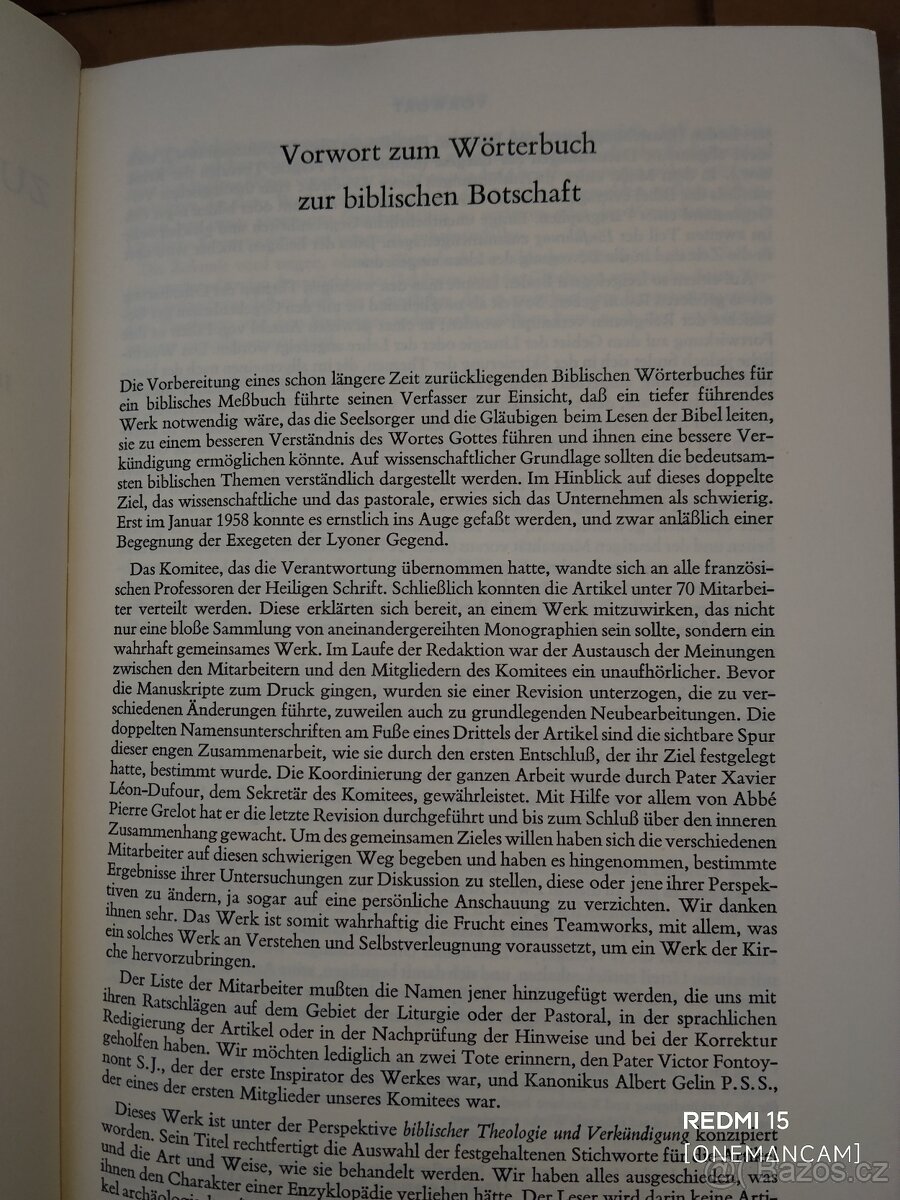 Wörterbuch zur biblischen Botschaft - 5