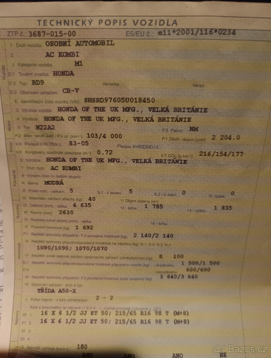 Honda CR-V model 2006 2.generace facelift - 5