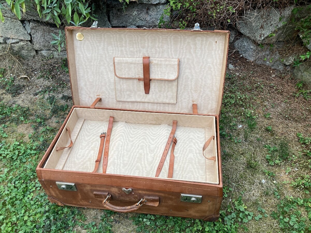 Historický kožený kufr - 5