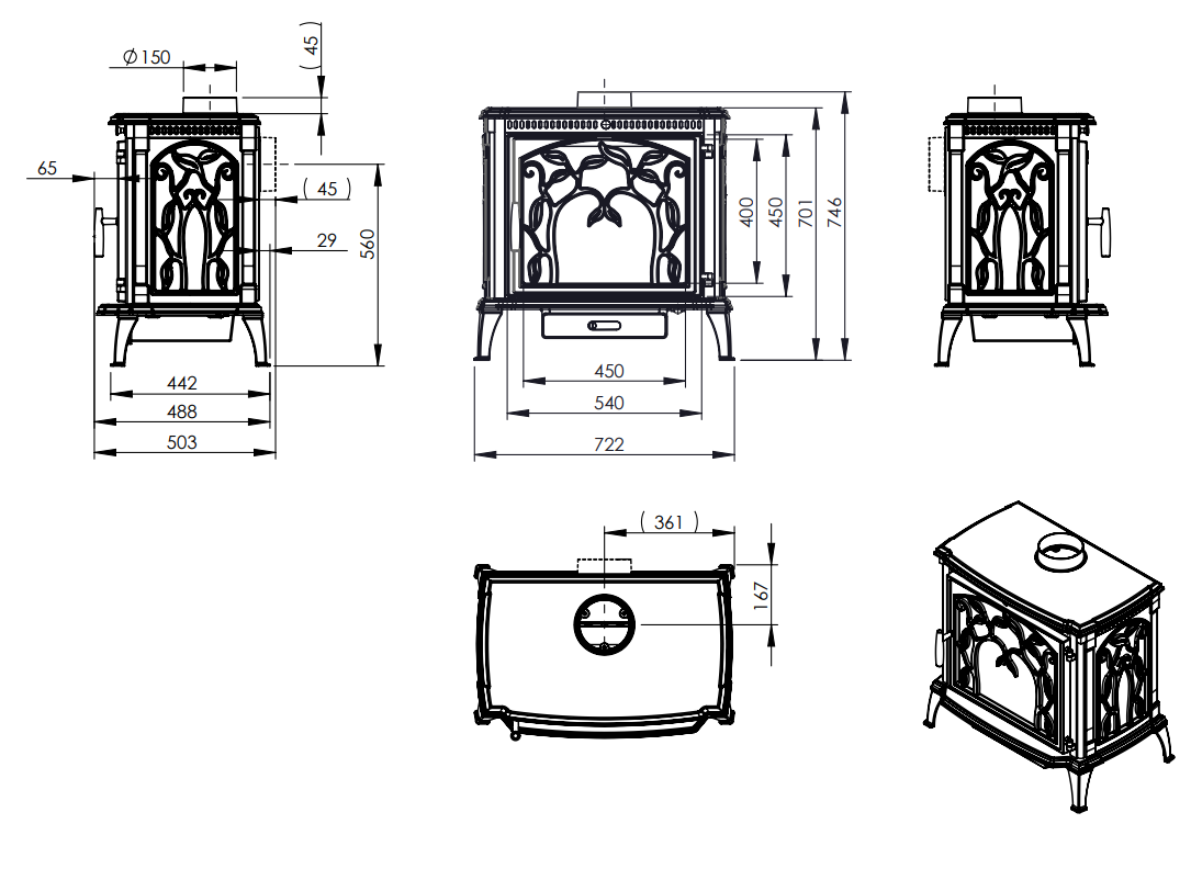NORDflam ARICA EKO 11KW - 5