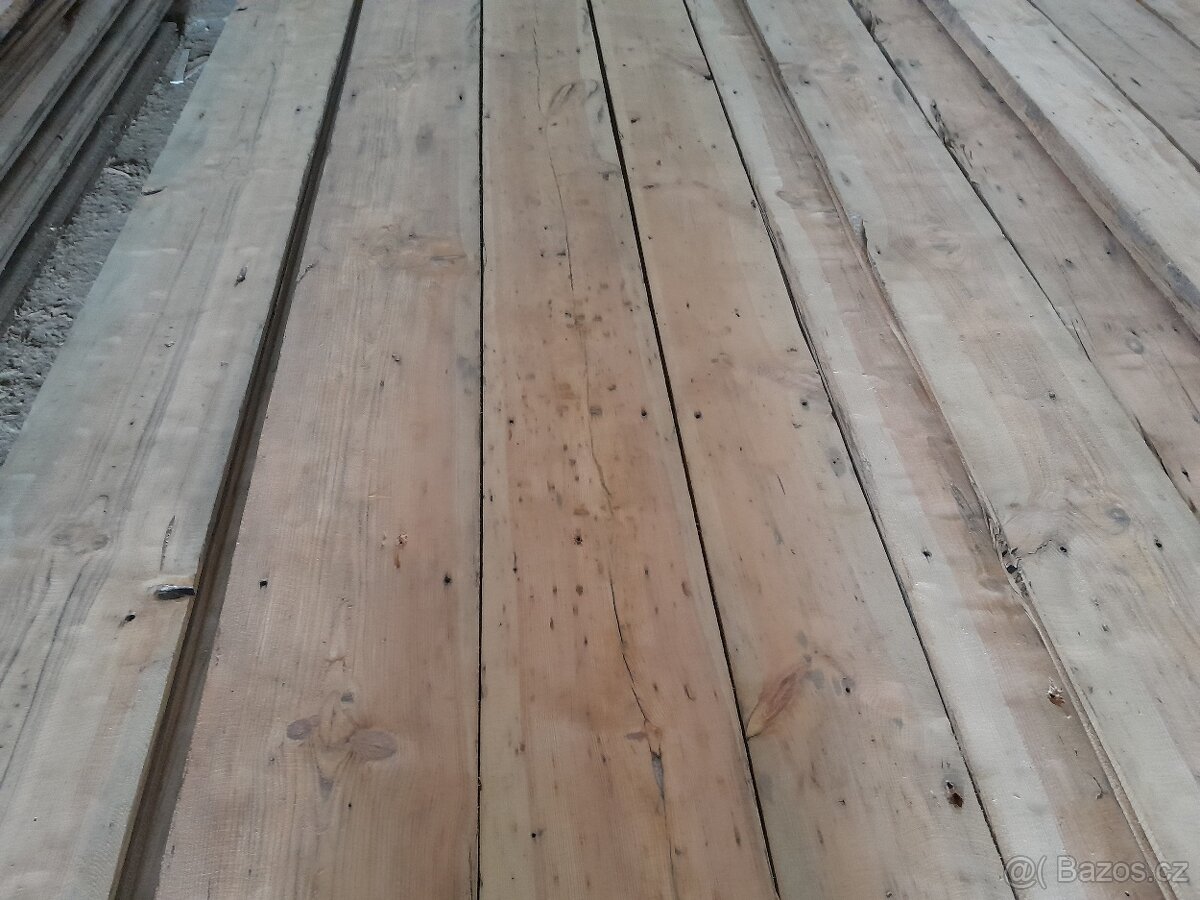 Prodám staré podlahové fošny. - 5