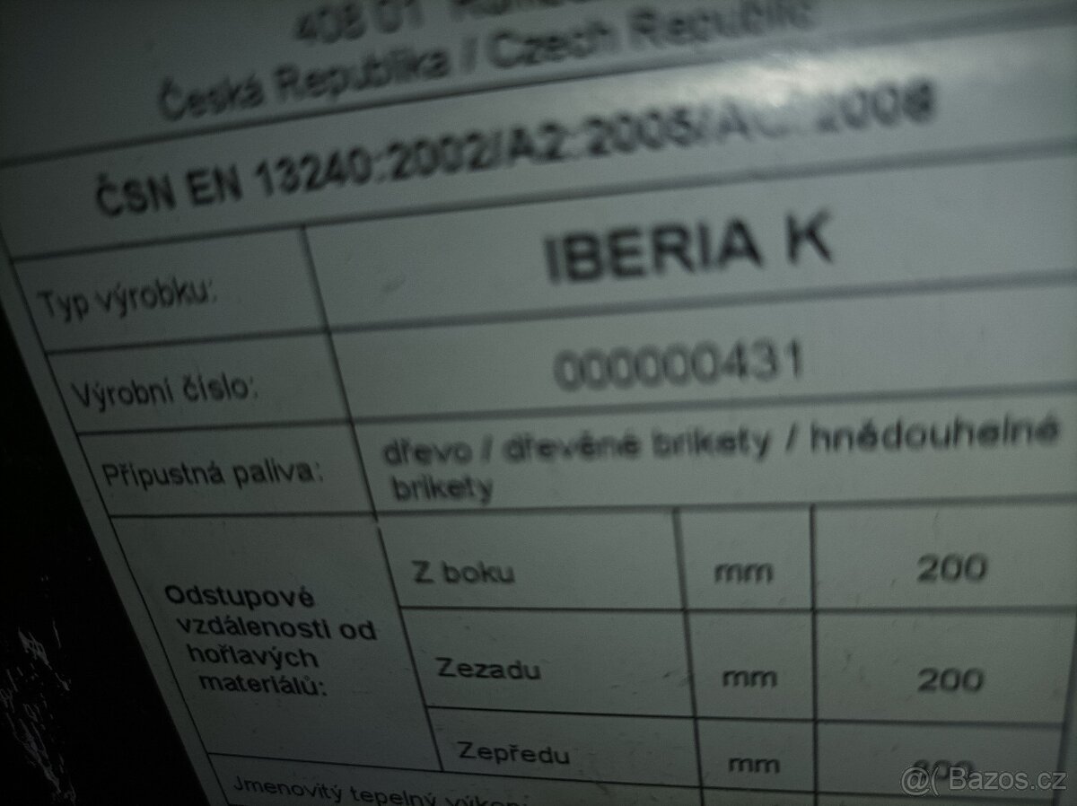 Krbová kamna IBERIA K - 5