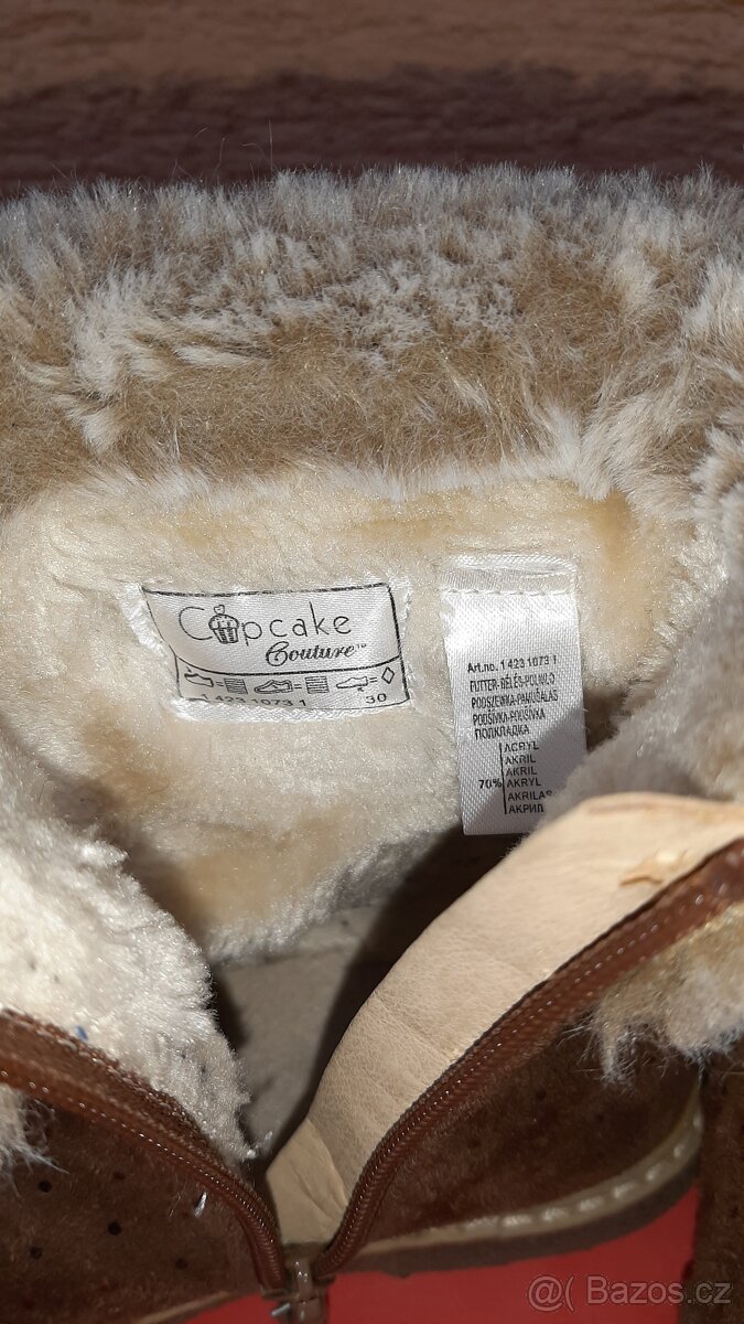 Dívčí kozačky Cupcake vel. 30 - 5