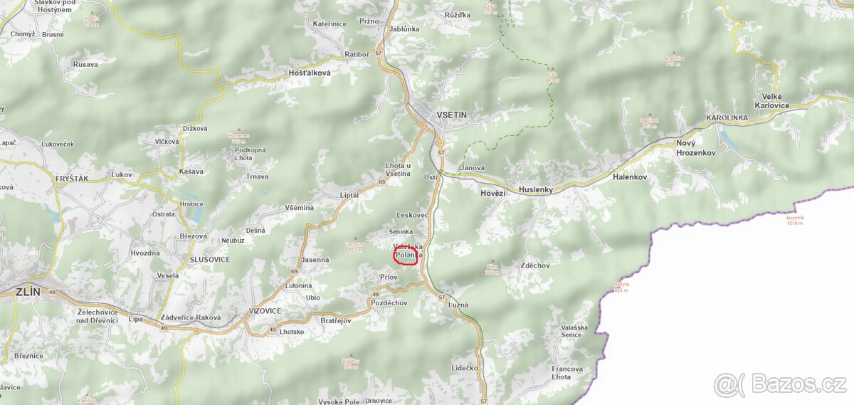 Prodám pozemky v k .ú. Valašská Polanka - 5