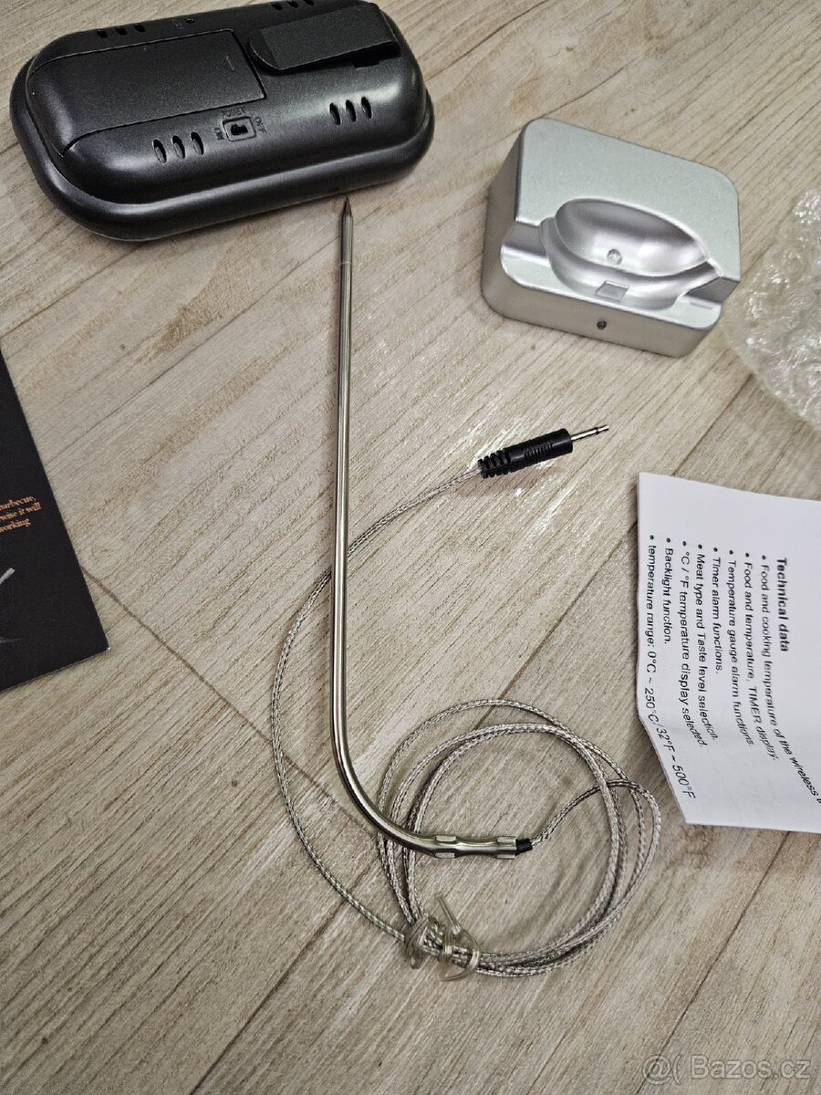 Bezdrátový LCD teploměr ke grilu - 5
