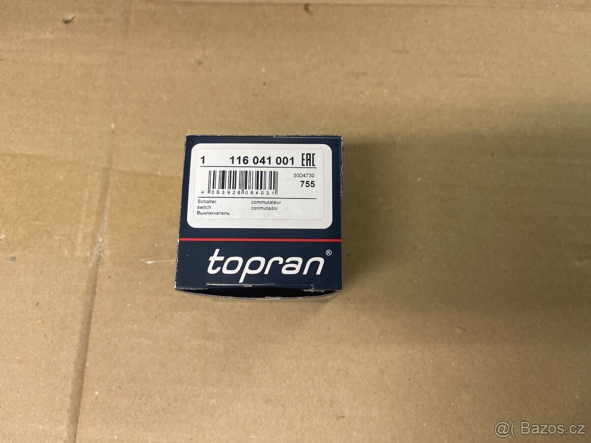 Spínač, zvedací zařízení oken TOPRAN 116 041 - 5