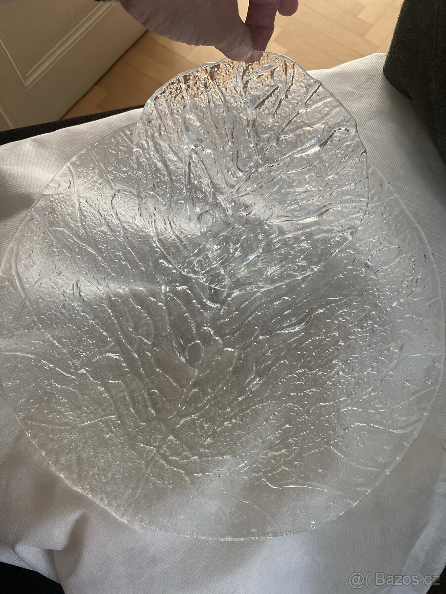 Talíř skleněný - motiv PŘÍRODA+malý zdarma - 5