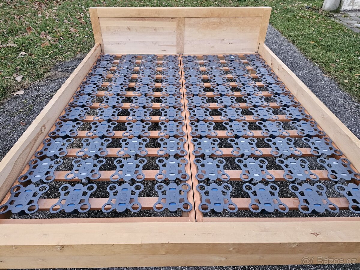 Masivní dubová postel 160x200 cm - 5