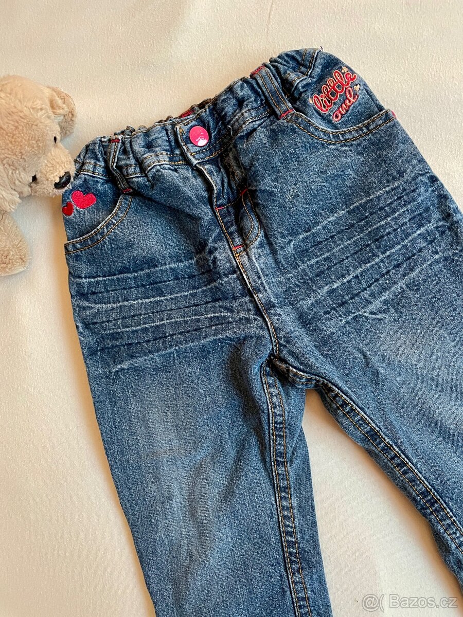Dívčí džíny se zateplením vel. 86 - 5
