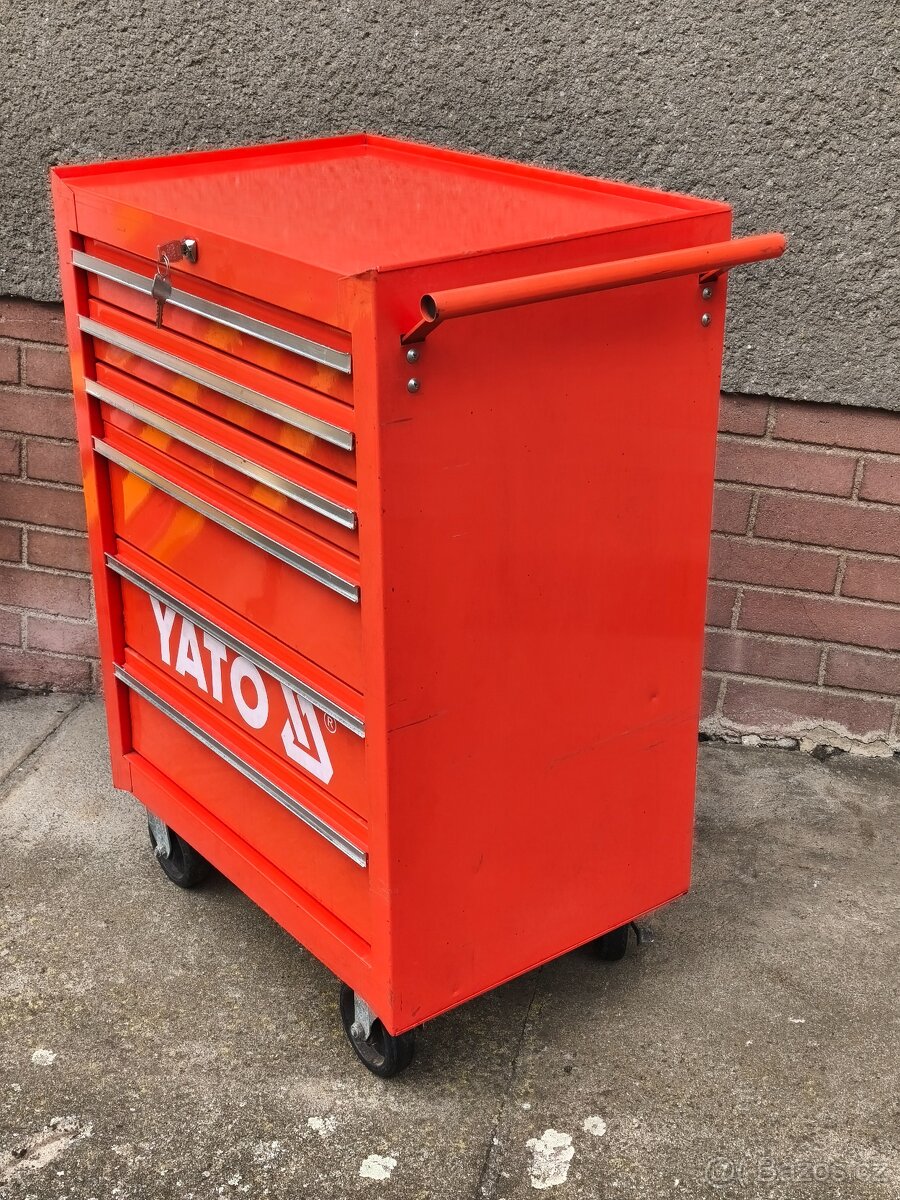 Prodám VELKÝ dílenský vozík na nářadí YATO YT-0913 se 6 zásu - 5