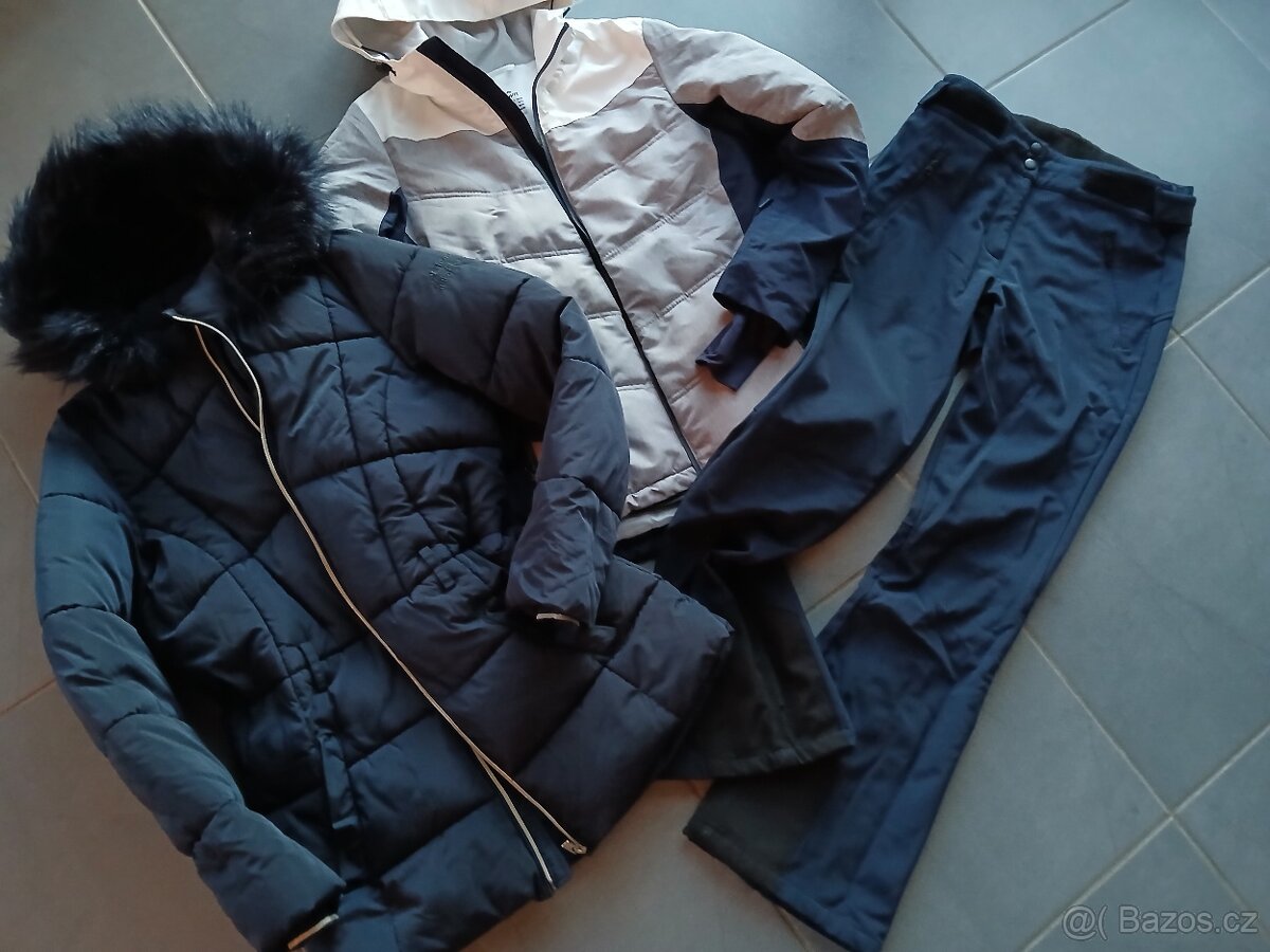 vel. S -164 ZIMNÍ BUNDA + LYŽAŘSKÝ ZIMNÍ SET BUNDA A KALHOTY - 5