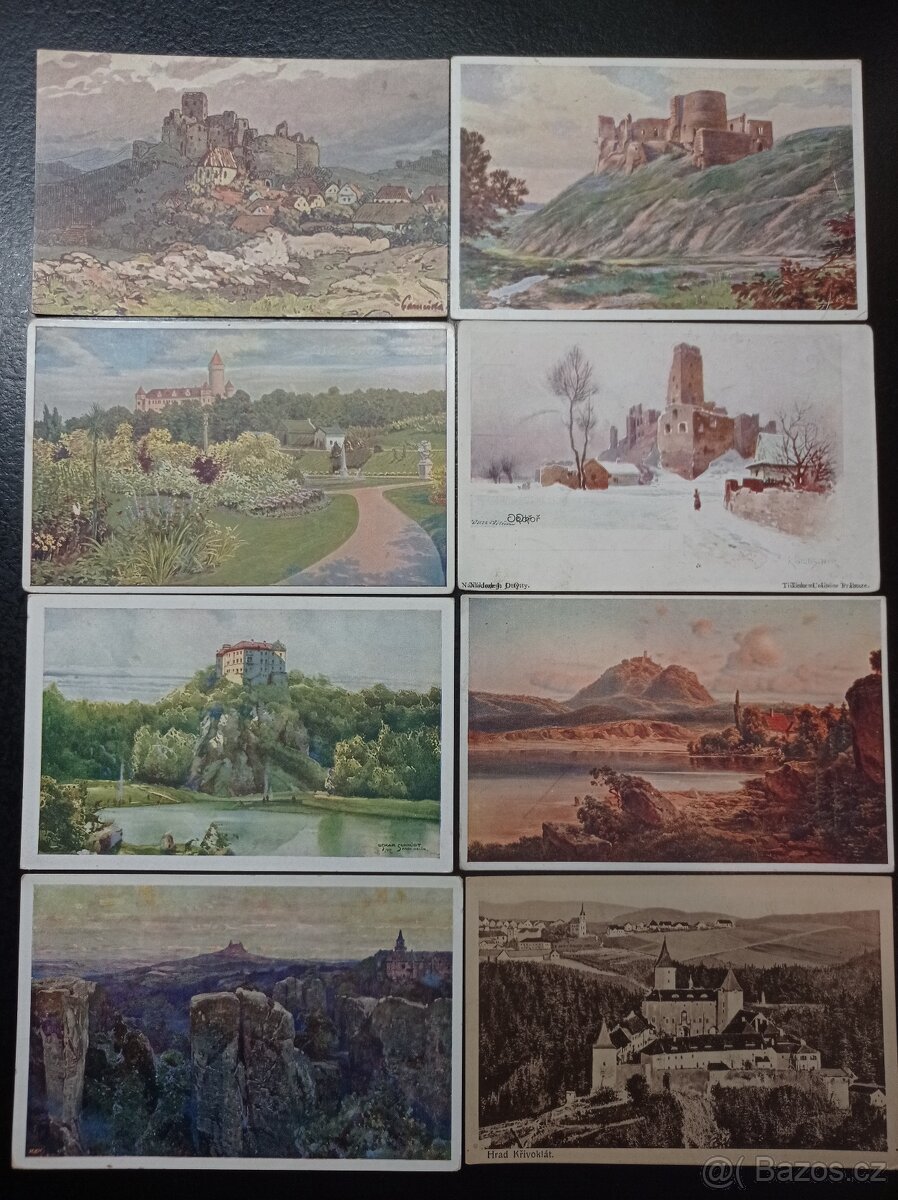 Pohlednice MF Hrady, Zámky ČR Kolorované - 5
