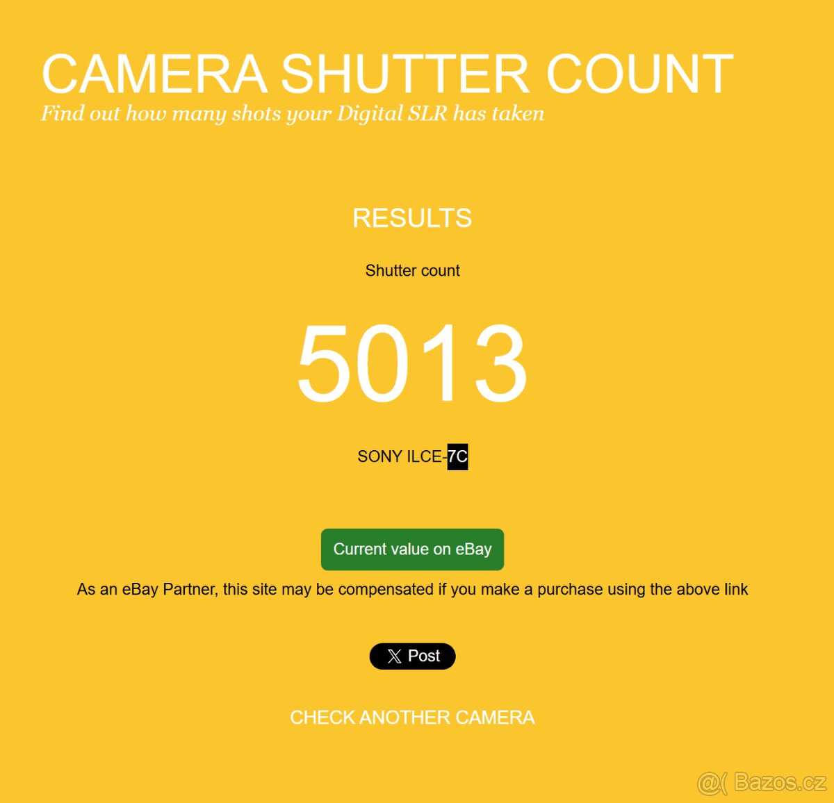 Sony Alpha 7C ILCE-7C 5k - 5