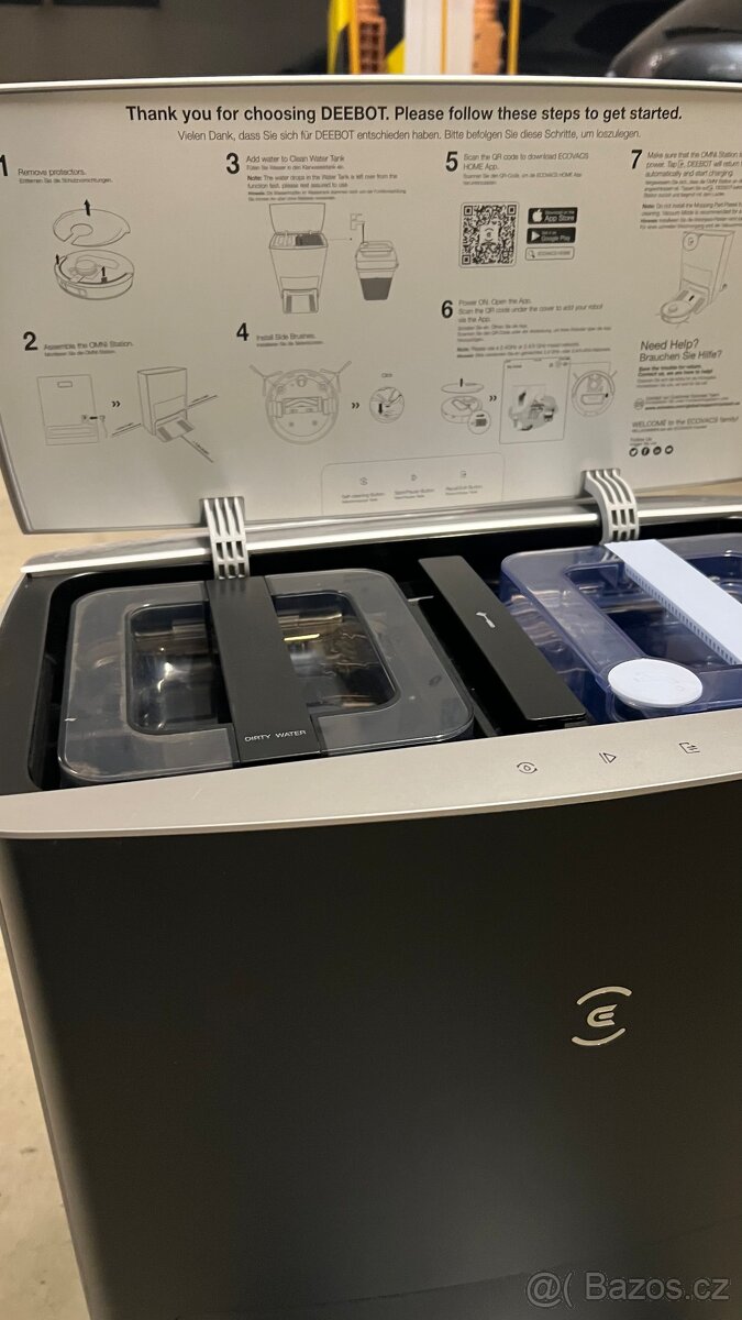 ECOVACS DEEBOT X1 OMNI ROBOTICKÝ VYSAVAČ MOP COMBO - 5