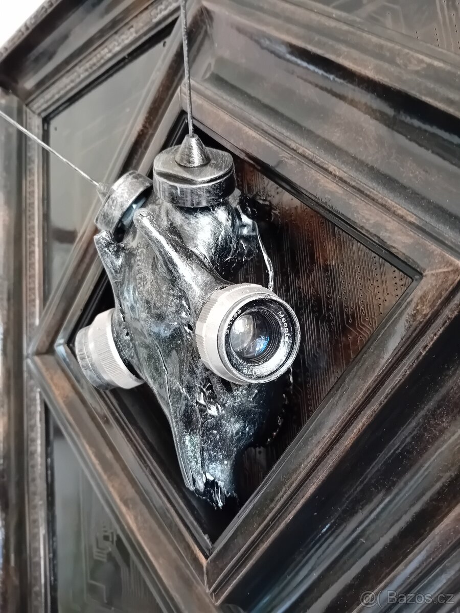 STEAMPUNK RECYCLE ART - PATINOVANÝ KOV. AUTORSKÁ TVORBA - 5