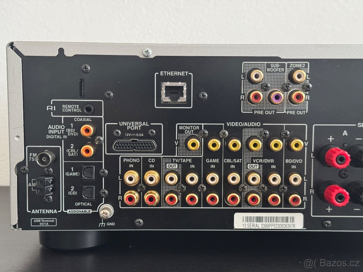Stereo Receiver Zesilovač ONKYO TX-8050 DLNA USB dálkové ovl - 5