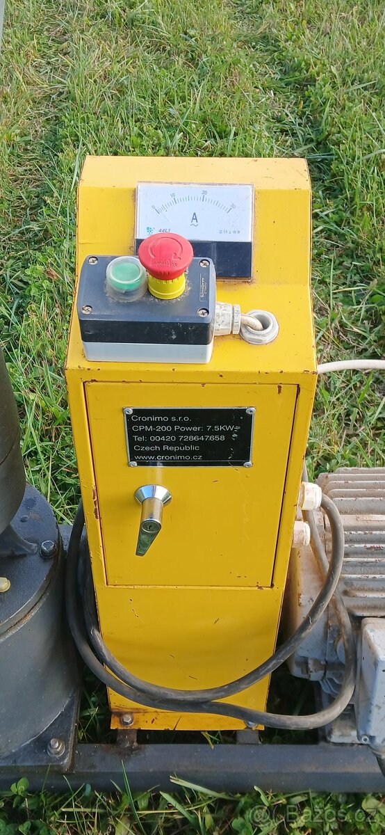 Lis na pelety - peletovací lis, zn.Cronimo CPM-200, 7,5 KW - 5