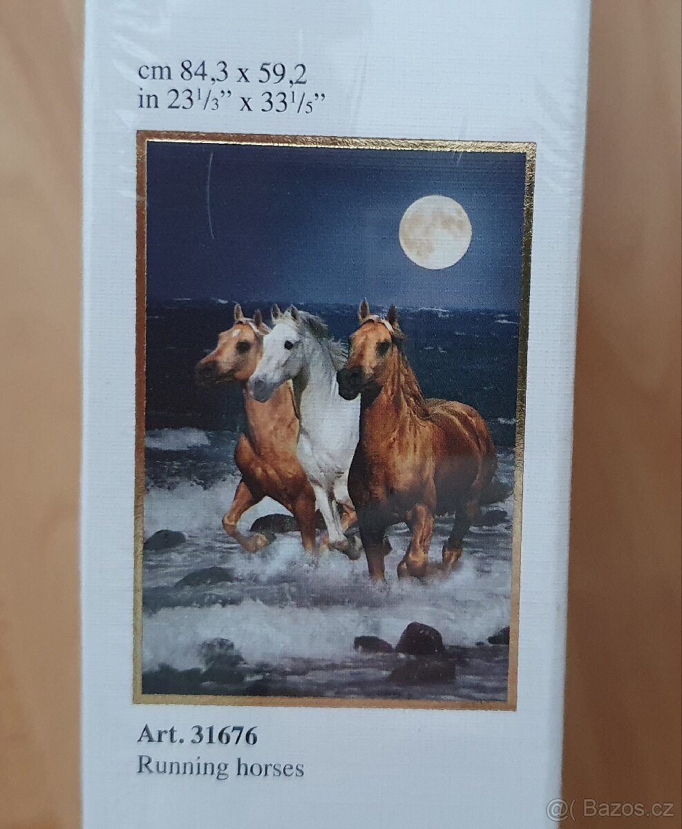 Puzzle koně v moři-NOVÉ - 5