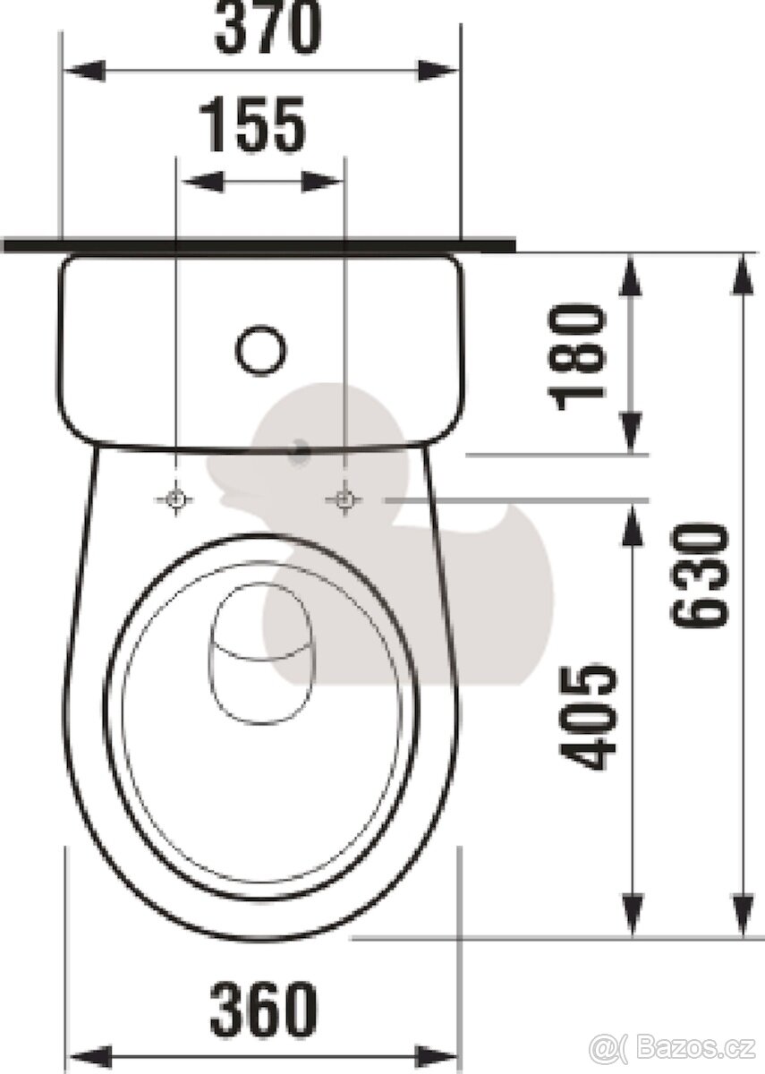 Záchodová mísa WC - JIKA Lyra - 5