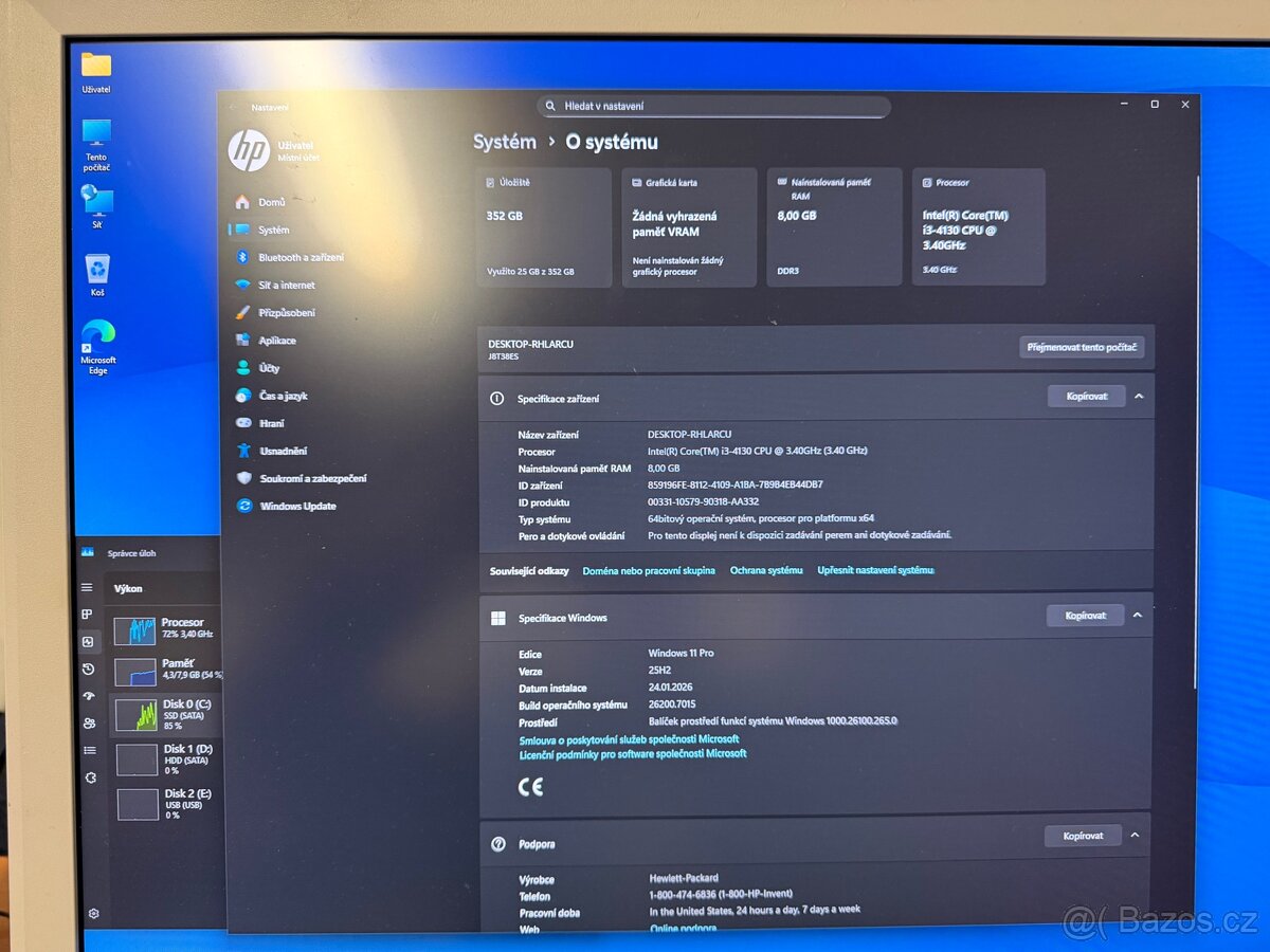 HP ProDesk 400 G1 SFF – i3 | 8GB RAM | SSD + HDD | W11 - 5