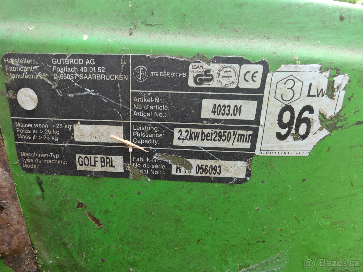 Prodám benzínovou sekačku Golf Germany Prisma 37 - 5