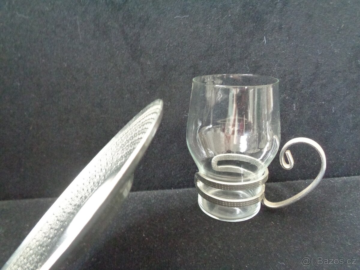 Hrníčky s podšálky - 6 ks retro - 5